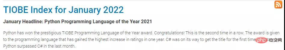 TIOBE 1月程式語言排行榜出爐：Python蟬聯冠軍，C和Java分居二三