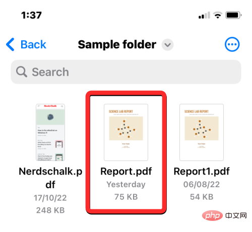 How to access files on iPhone