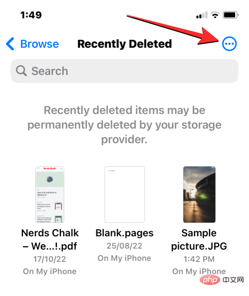 How to access files on iPhone