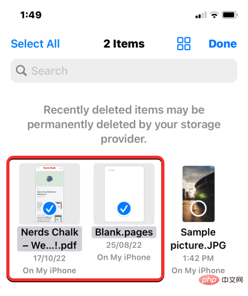 How to access files on iPhone