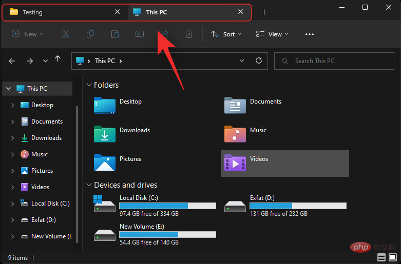 Cara menggunakan tab File Explorer pada Windows 11