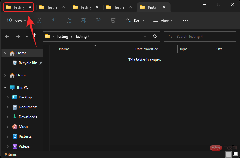 Cara menggunakan tab File Explorer pada Windows 11