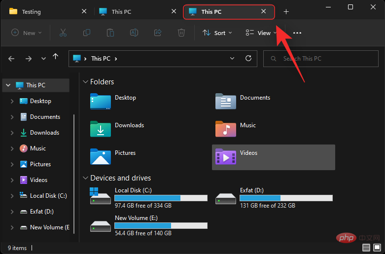 Cara menggunakan tab File Explorer pada Windows 11