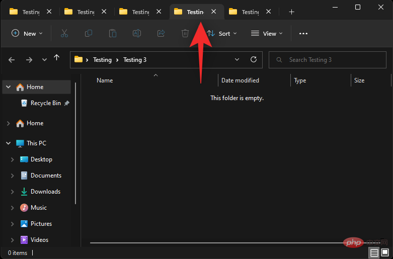 Cara menggunakan tab File Explorer pada Windows 11