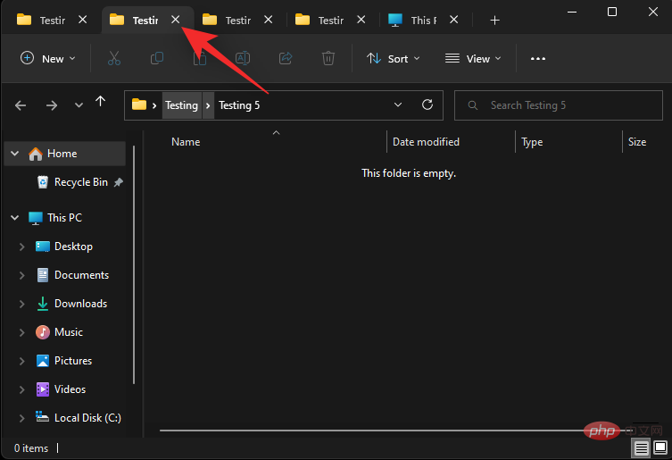 Cara menggunakan tab File Explorer pada Windows 11