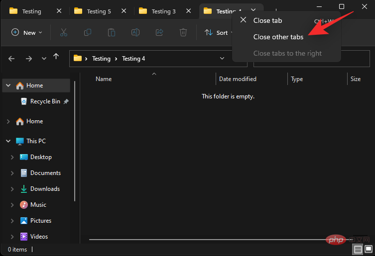 Cara menggunakan tab File Explorer pada Windows 11