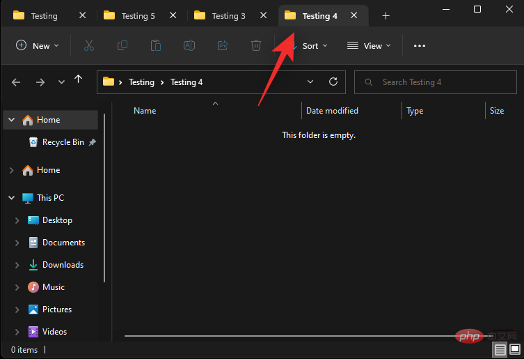 Cara menggunakan tab File Explorer pada Windows 11