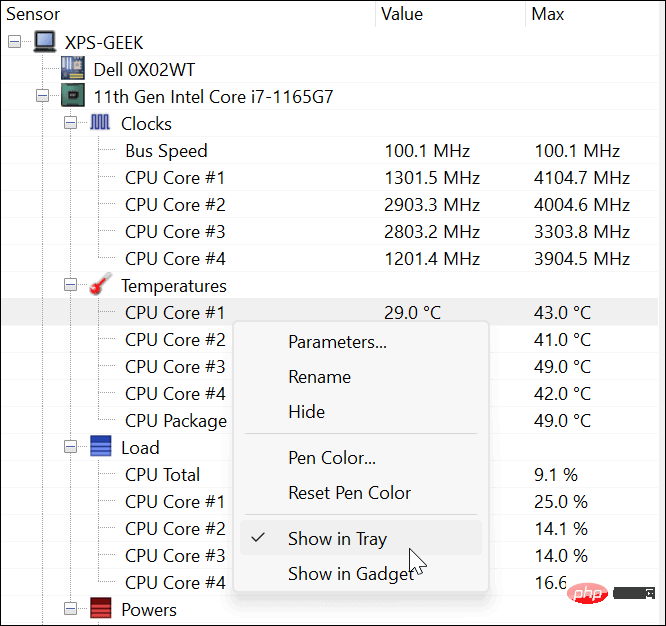 How to check CPU temperature on Windows 11