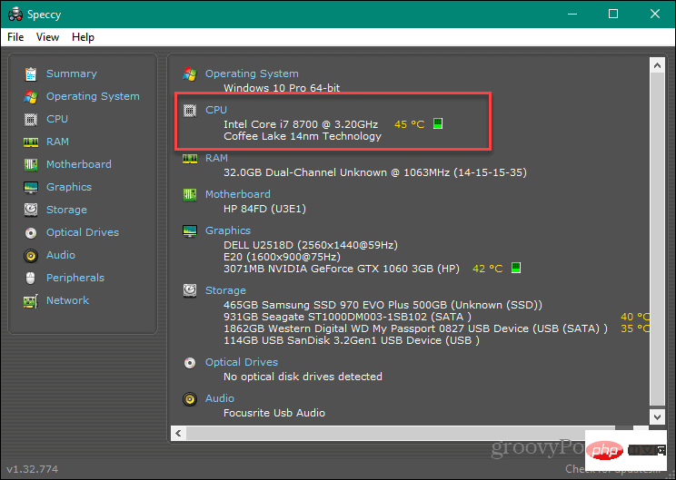 How to check CPU temperature on Windows 11