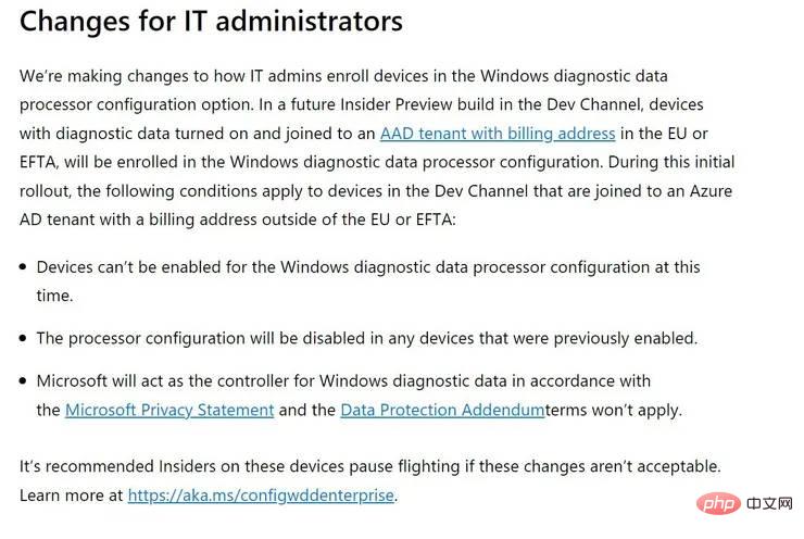 Microsoft publie Windows 11 Insider Preview Build 25140 pour Dev Channel