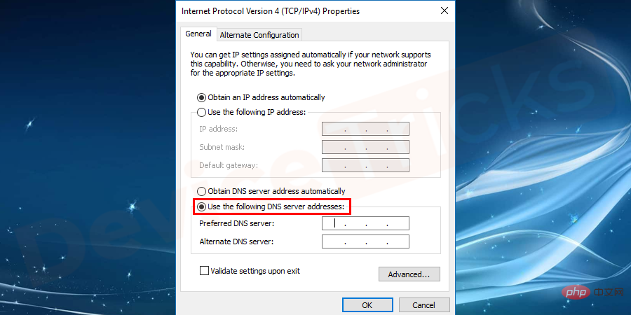 How to fix server DNS address not found error?