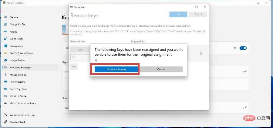 Bagaimana untuk menukar kekunci fungsi pada Windows 11