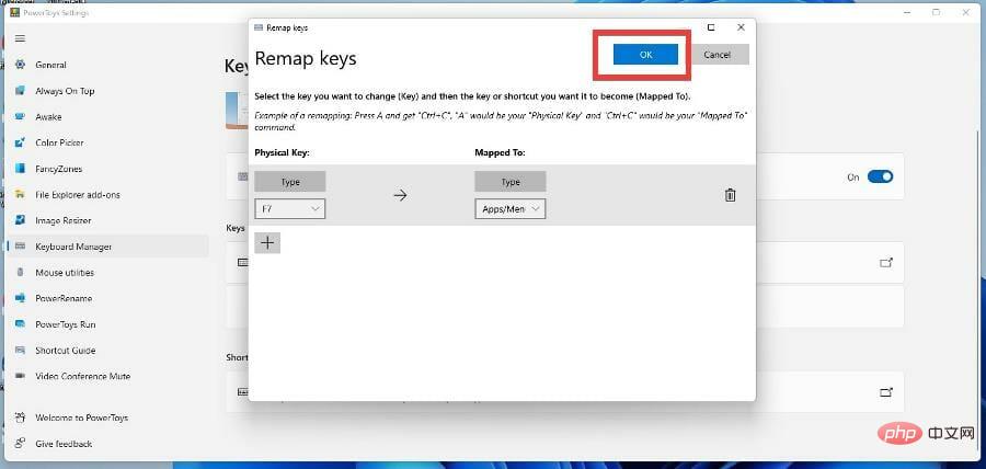 How to change function keys on Windows 11