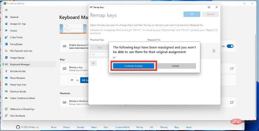 How to change function keys on Windows 11