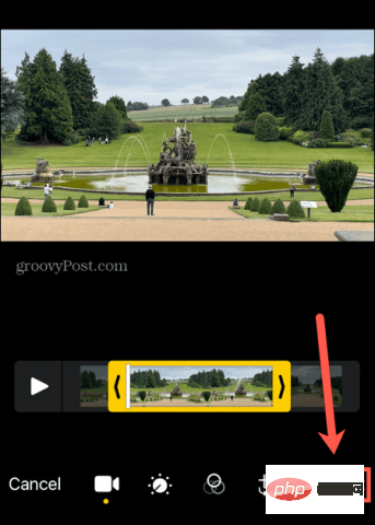 Comment raccourcir une vidéo sur iPhone