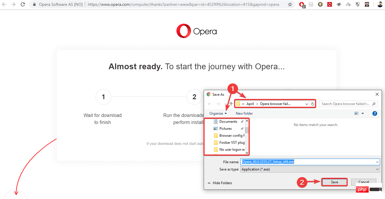 Opera 安装失败？这是您需要做的