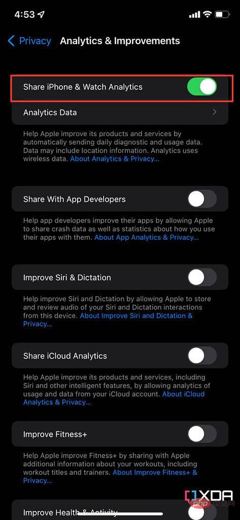 Bagaimana untuk menghentikan Apple daripada mengumpul data diagnostik dan penggunaan pada iPhone anda