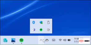 How to show all taskbar corner overflow icons in Windows 11
