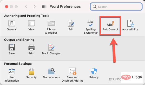 Comment taper des flèches dans Word