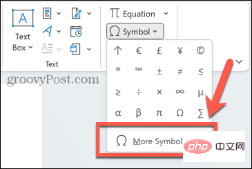 How to type arrows in Word