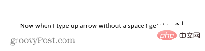 How to type arrows in Word