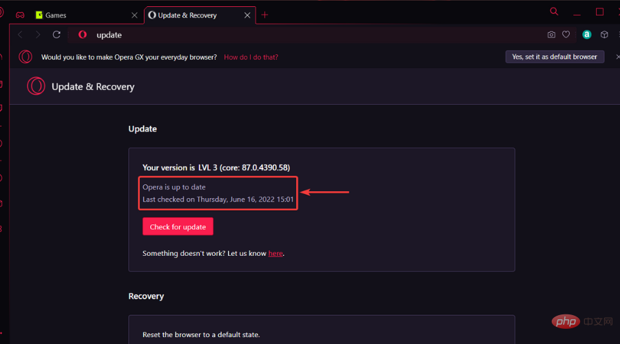 Opera GX 不会更新？这是您可以手动执行的方法