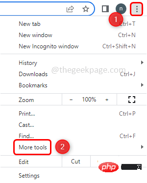 Bagaimana untuk mengembalikan bar alat teratas daripada Chrome dalam Windows 10