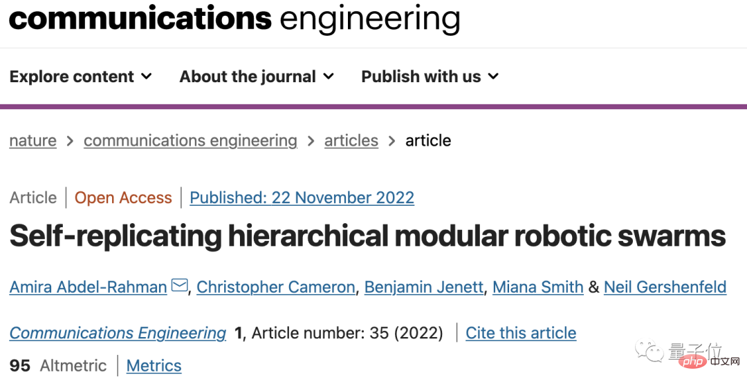 The robot builds itself as easily as building blocks