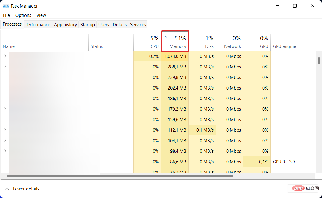 如何修復 Windows 11 中的 vmmem 高記憶體使用率