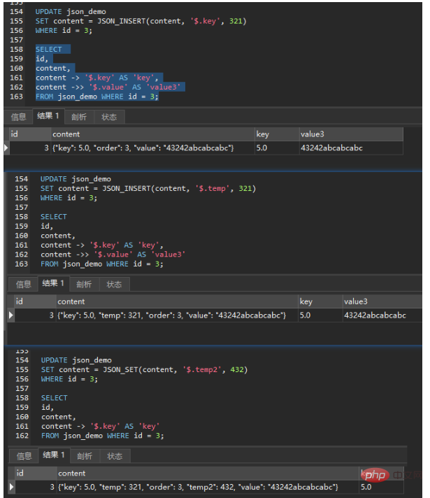 So verwenden Sie Felder vom Typ JSON in MySQL