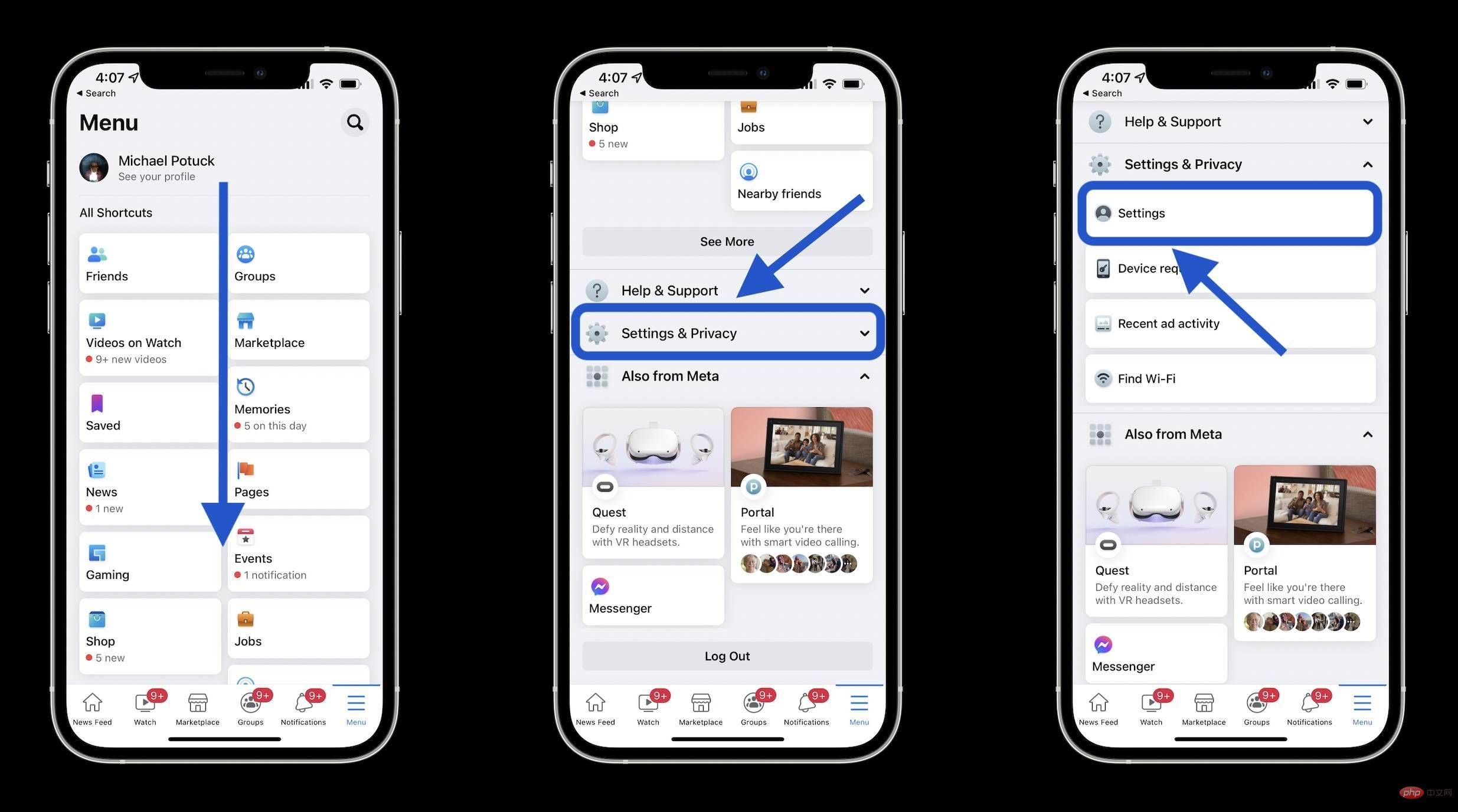 Comment désactiver ou supprimer votre compte Facebook ou modifier les paramètres de confidentialité sur iPhone