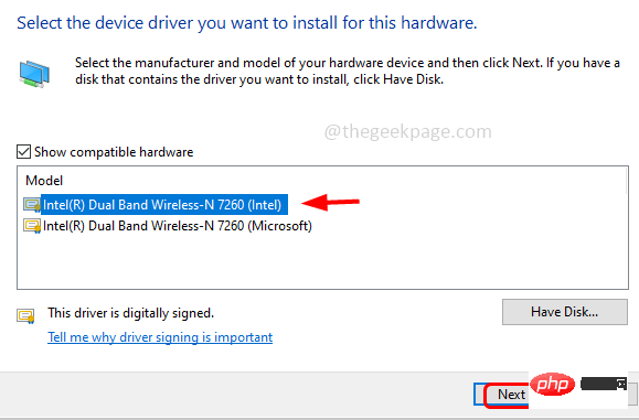 Comment réparer le pilote ou le matériel Intel WiFi 6 AX201 160 MHz qui ne fonctionne pas sous Windows 10