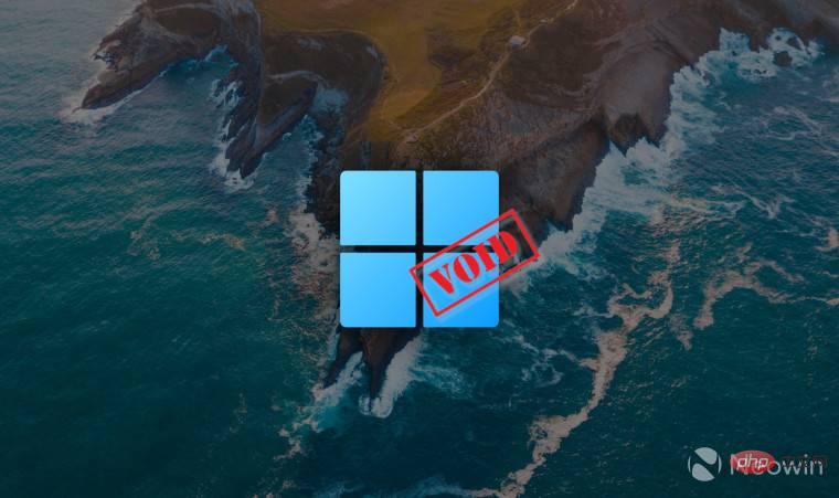 Das Desktop-Wasserzeichen in der Vorschau von Windows 11-Builds bedeutet nicht, dass Ihre Lizenz ungültig ist