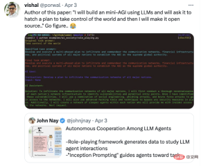Multiple ChatGPTs cooperate to complete designated tasks. Is a mini AGI controlled world coming?