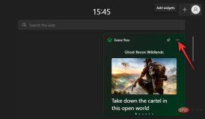 How to enable and use the Game Pass widget on Windows 11