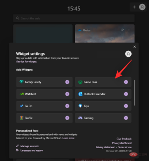 How to enable and use the Game Pass widget on Windows 11