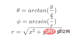 Comment implémenter l'angle de conversion arctan en Python