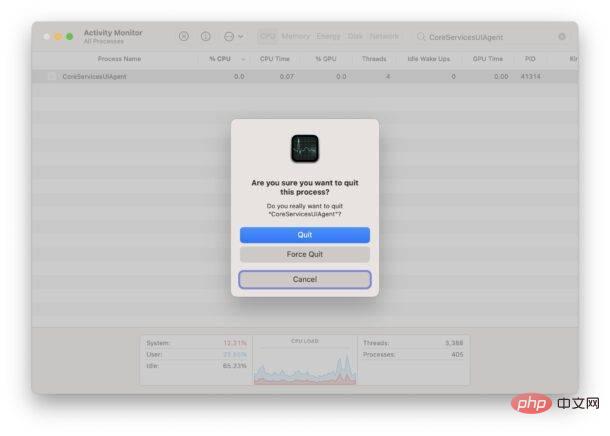 Comment réparer l'authentification bloquée de CoreServicesUIAgent sur Mac