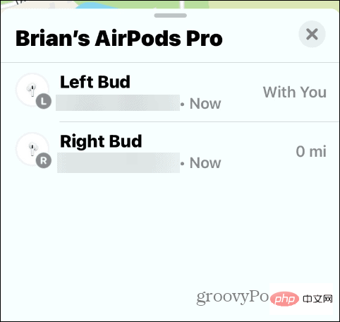 How to find a lost AirPod