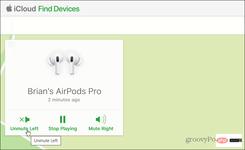 Comment retrouver un AirPod perdu