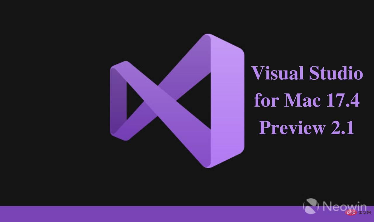 Visual Studio für Mac 17.4 Preview 2.1 verbessert die Unterstützung für kommendes .Net 7 und mehr