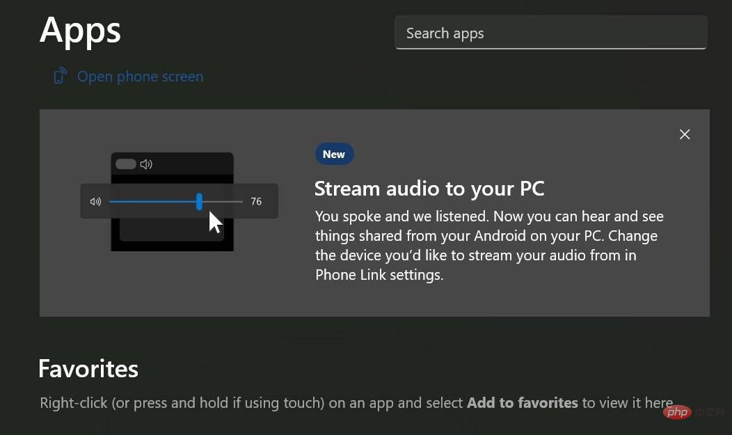 Bald können Sie Audio von Ihrem Android-Telefon auf Windows 11 streamen