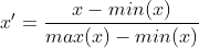 What are the common normalization methods in Python?