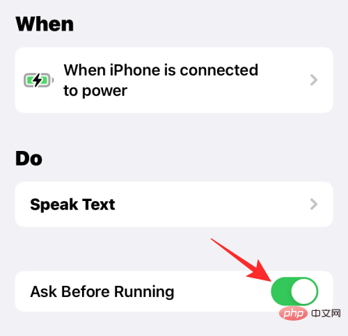 How to turn off shortcut notifications on iOS 15