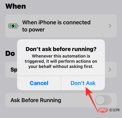 How to turn off shortcut notifications on iOS 15