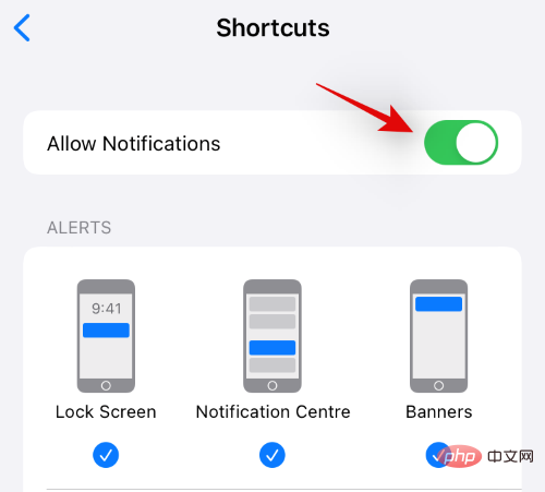 How to turn off shortcut notifications on iOS 15