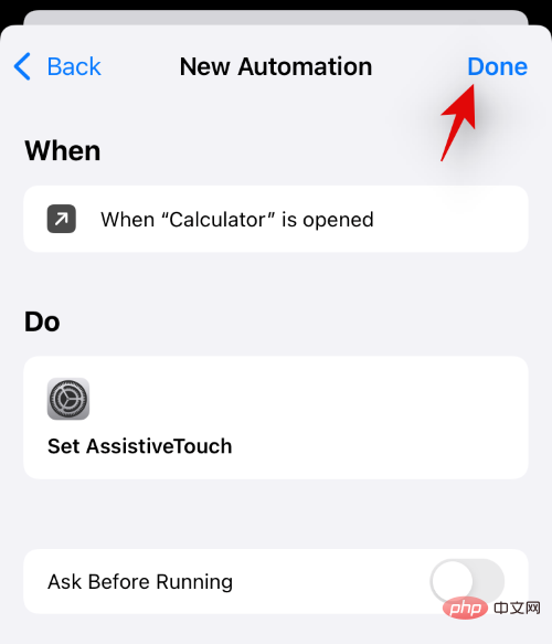 How to turn off shortcut notifications on iOS 15