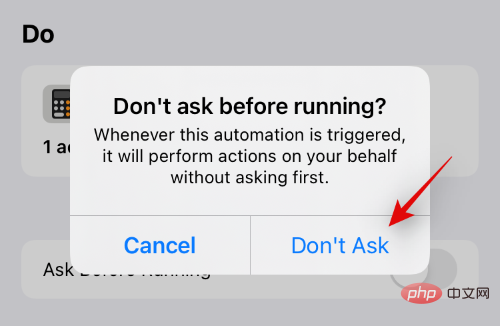 How to turn off shortcut notifications on iOS 15