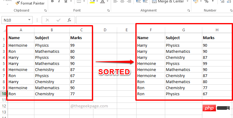 如何在 Excel 中执行多级数据排序