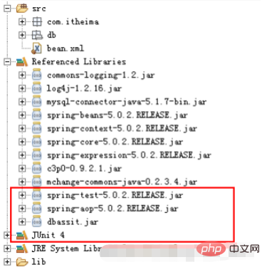 Java と Spring の間で Junit を統合するにはどうすればよいですか?